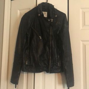 Abercrombie & Fitch Leather Moto Jacket